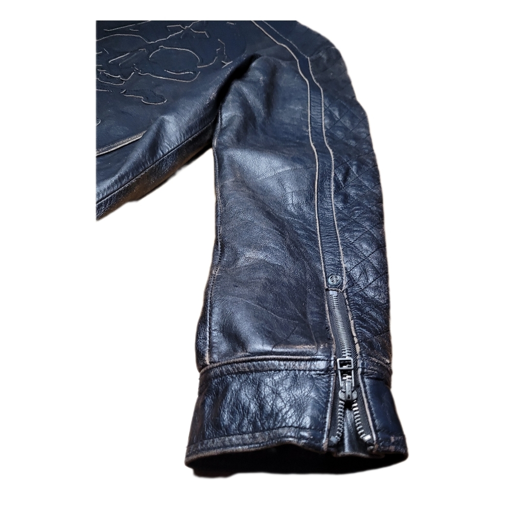 AFFLICTION Leather Jacket - Picture 4 of 6